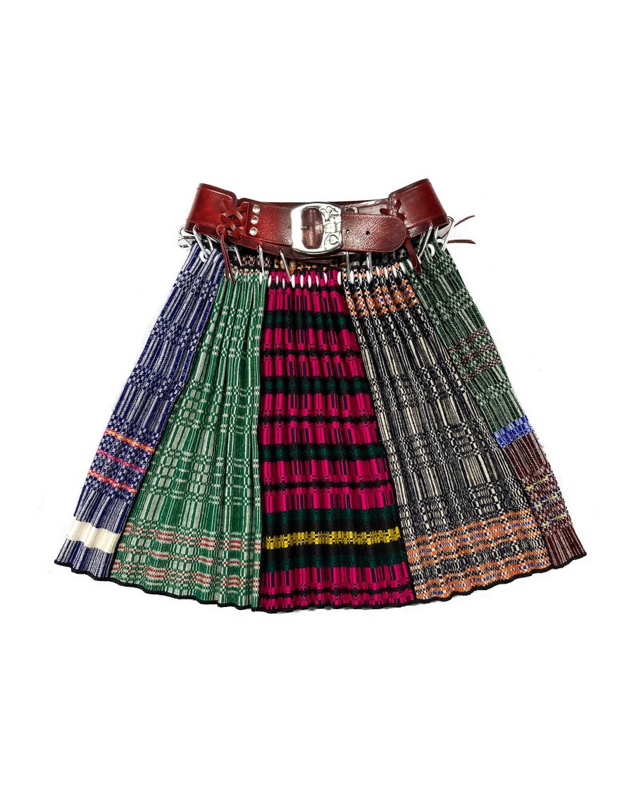 Skirts Chopova Lowena | Red Belt Folkloric Midi Skirt – Lowendress